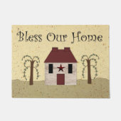 Onze thuisdeur is leeg deurmat (Voorkant)