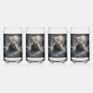 Onze toevlucht & kracht blikvorm glas