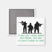 Onze troepen magneet (Voorkant / Achterkant)