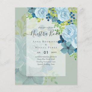 ONZE TROUW Dagelijkse Blauwe Bloemen BUDGET Flyer