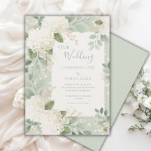 Onze Trouw Witte Hortensia's Vintage Trouw