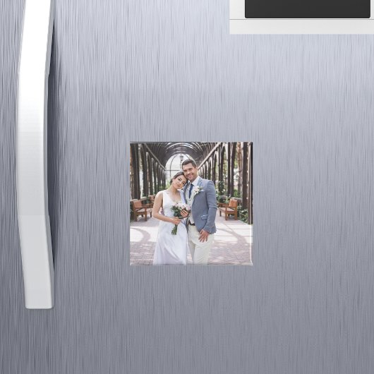 Onze trouwfoto magneet