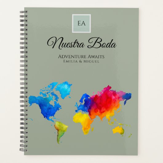 ONZE TROUWPLANNING of het gastenboek Planner (Voorkant)