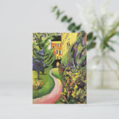 Onze tuin Bloemen Bedden August Macke Briefkaart (Staand voorkant)