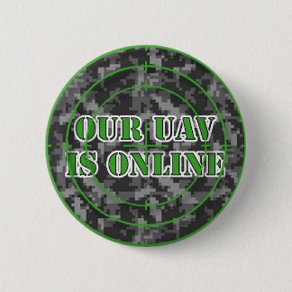 "Onze UAV is online"-Button Ronde Button 5,7 Cm