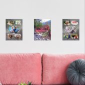 Onze Vader Familie Collage Yelapa Trail 821 Muurkunst Sets (Woonkamer)