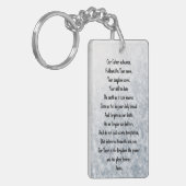 Onze Vader in de hemel sleutelhanger, gebed, hoop, Sleutelhanger (Voorkant Links)