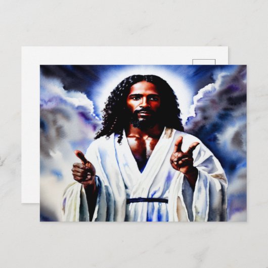 Onze vader in de Waterverf Briefkaart (Voorkant / Achterkant)