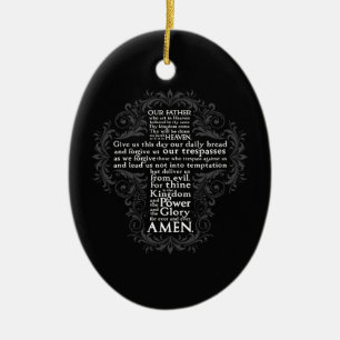 "Onze vader" "Lord's Prayer" "Christelijke Gift Je Keramisch Ornament