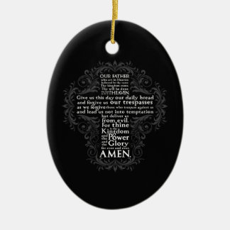 "Onze vader" "Lord's Prayer" "Christelijke Gift Je Keramisch Ornament