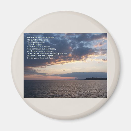 Onze vader Prayer Magneet (Voorkant)