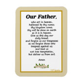 Onze vader Prayer Matthew 6:9 Flexible Magnet Magneet (Verticaal)