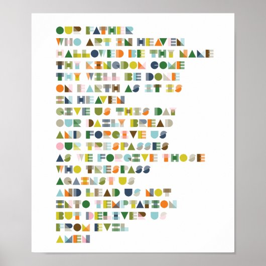 Onze vader, Retro, Poster (Voorkant)