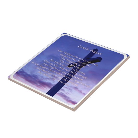 Onze vader Tile Tegeltje (Zijkant)