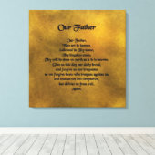 Onze Vader verpakt Canvas Afdruk (Insitu (Houten vloer))