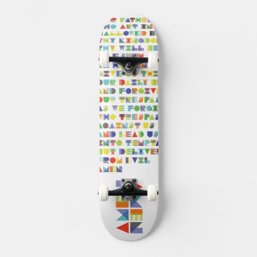 Onze vaders skateboard. skateboard (Voorkant)