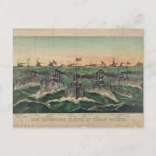 Onze Victoriaanse vloten in de Cubaanse wateren du Briefkaart