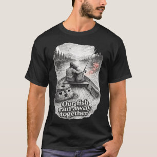 Onze vissen liepen samen weg t-shirt
