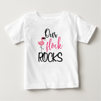 Onze Vloot Rocks Flamingo Moederdag Gift T-Shirt