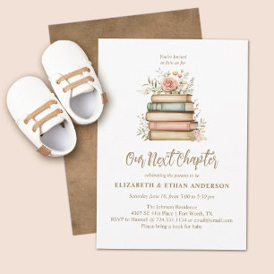 Onze volgende hoofdstuk Storybook Baby shower uitn Kaart