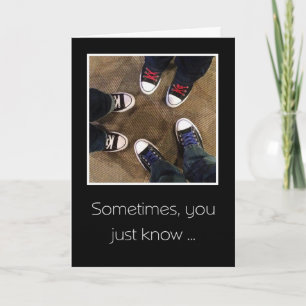 Onze vriendschap was bedoeld om te zijn. bedankkaart