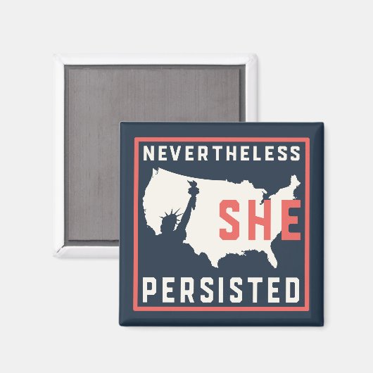 Onze Vrouw van Vrijheid Desondanks bleef ze bestaa Magneet (Voorkant / Achterkant)