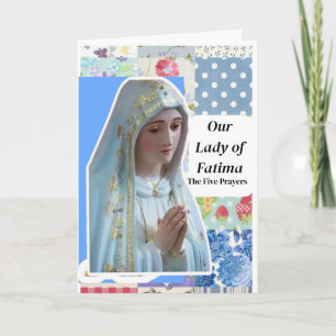Onze Vrouwe Fatima Kaart