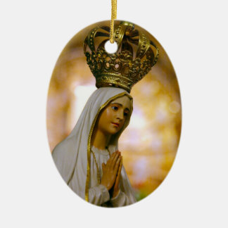 Onze Vrouwe Fatima Keramisch Ornament
