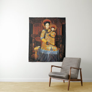 Onze Vrouwe van China (中) 母, 中 華 Chinese Maagd Mar Wandkleed