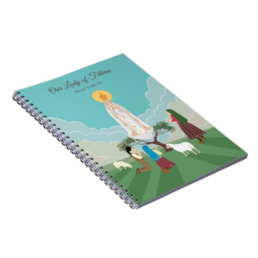 Onze Vrouwe van Fatima en de drie herders Notitieboek (Rechterzijde)