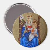 Onze Vrouwe van Walsingham Magnet Magneet (Voorkant / Achterkant)