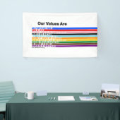 Onze waarden zijn banners (Beurs)