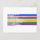 Onze waarden zijn briefkaart (Voorkant)