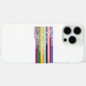 Onze waarden zijn telefoonhoesjes Case-Mate iPhone case (Achterkant (horizontaal))