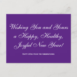 Onze wens voor u het Manuscript Digitale Gelukkig Feestdagenkaart