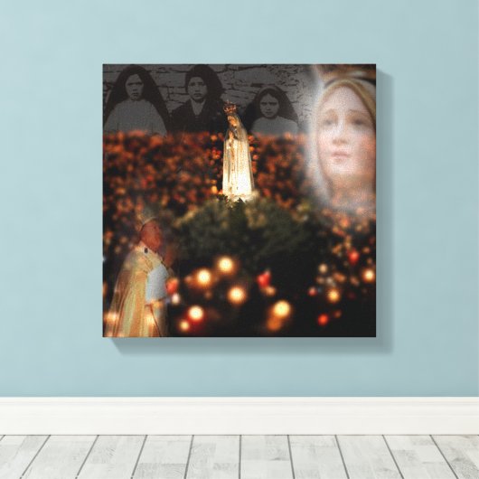 ONZE WET VAN FATIMA CANVAS AFDRUK (Insitu (Houten vloer))