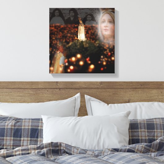 ONZE WET VAN FATIMA CANVAS AFDRUK (Insitu (Slaapkamer))