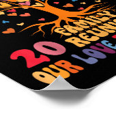 Onze wortels lopen diep in onze liefde... dieper i poster (Hoek)