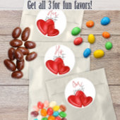 Onze, zijn of haar favoriete bruidsjonker cadeau ronde sticker