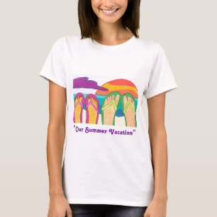 Onze zomervakantie t-shirt