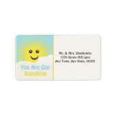 Onze zon etiket (Voorkant)