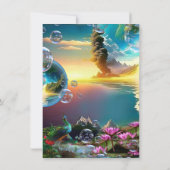 Onze zon is een ster en een schenker van het leven kaart (Achterkant)