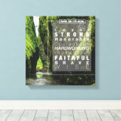 Onzeker avontuur #3 (12x12) canvas afdruk (Insitu (Houten vloer))