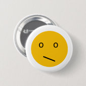 onzeker ronde button 5,7 cm (Voorkant /achterkant)