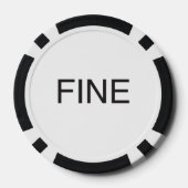 Onzekere neurotische emotionele.ai poker chips (Achterkant)