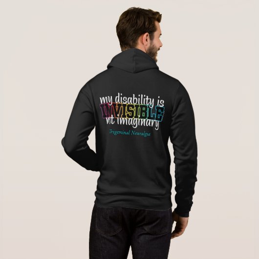 ONZICHTBAAR...TN HOODIE (Achterkant volledig)