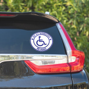 Onzichtbare Beperkingen Awareness Sticker
