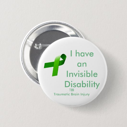 Onzichtbare Disabliliteit Ronde Button 5,7 Cm (Voorkant /achterkant)