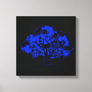 Onzichtbare eikel canvas afdruk