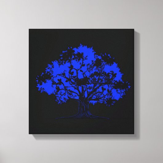 Onzichtbare eikel canvas afdruk (Voorkant)